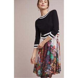 Maeve by Anthropologie Osceola Sweater Dress Size XS Twofer Feminine Artsy